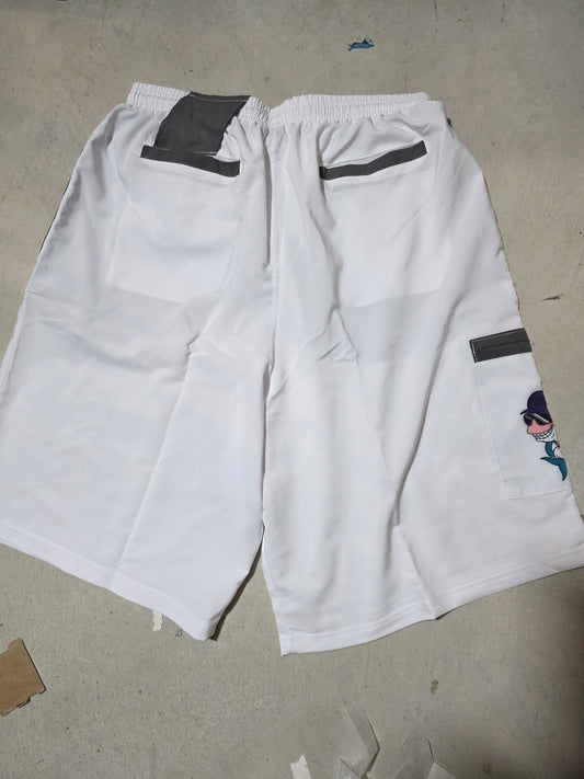 Tuna Shorts White Charcoal