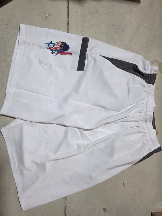 Tuna Shorts White Charcoal